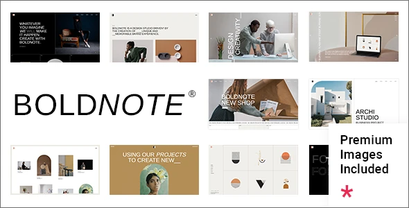 Boldnote – Portfolio WordPress Theme